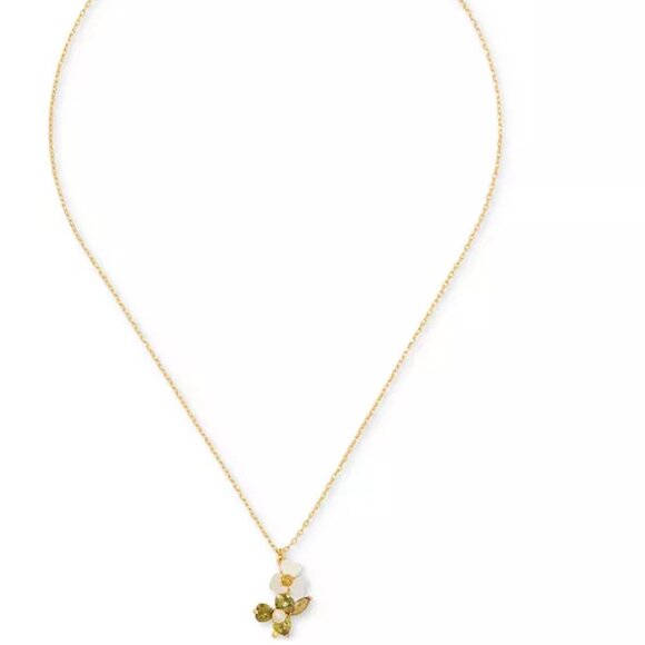 kate spade Precious Pansy Pendant/NWT - Picture 2 of 10